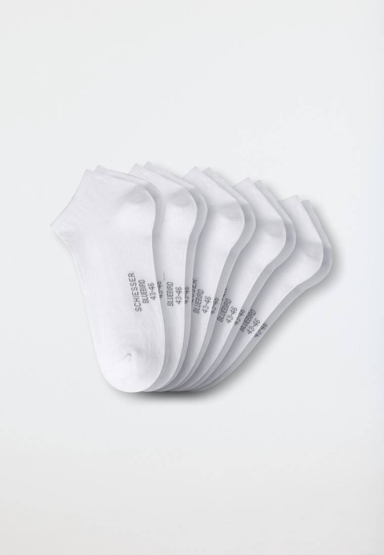 Schiesser Herrensneaker Fünferpack Stay Fresh Weiß - Bluebird