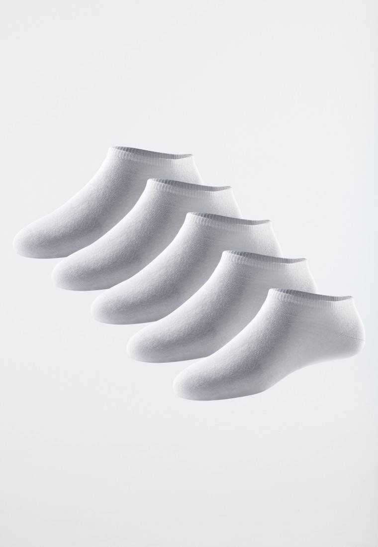 Schiesser Herrensneaker Fünferpack Stay Fresh weiß - Bluebird