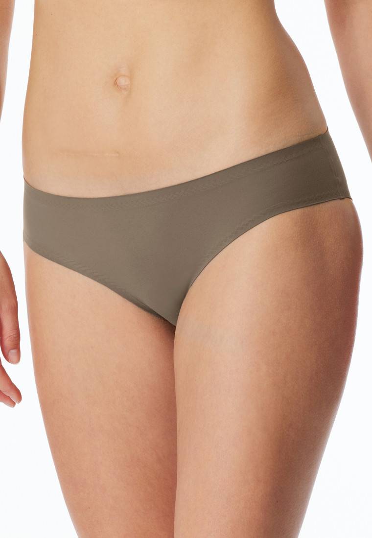Schiesser Hip-Rio-Slip Microfaser Taupe - Invisible Soft