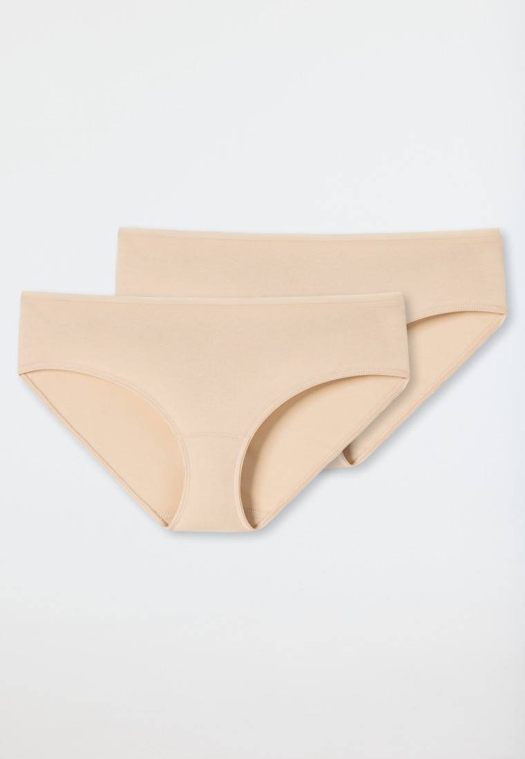 Schiesser Hipster 2er-Pack Organic Cotton Sand - 95/5