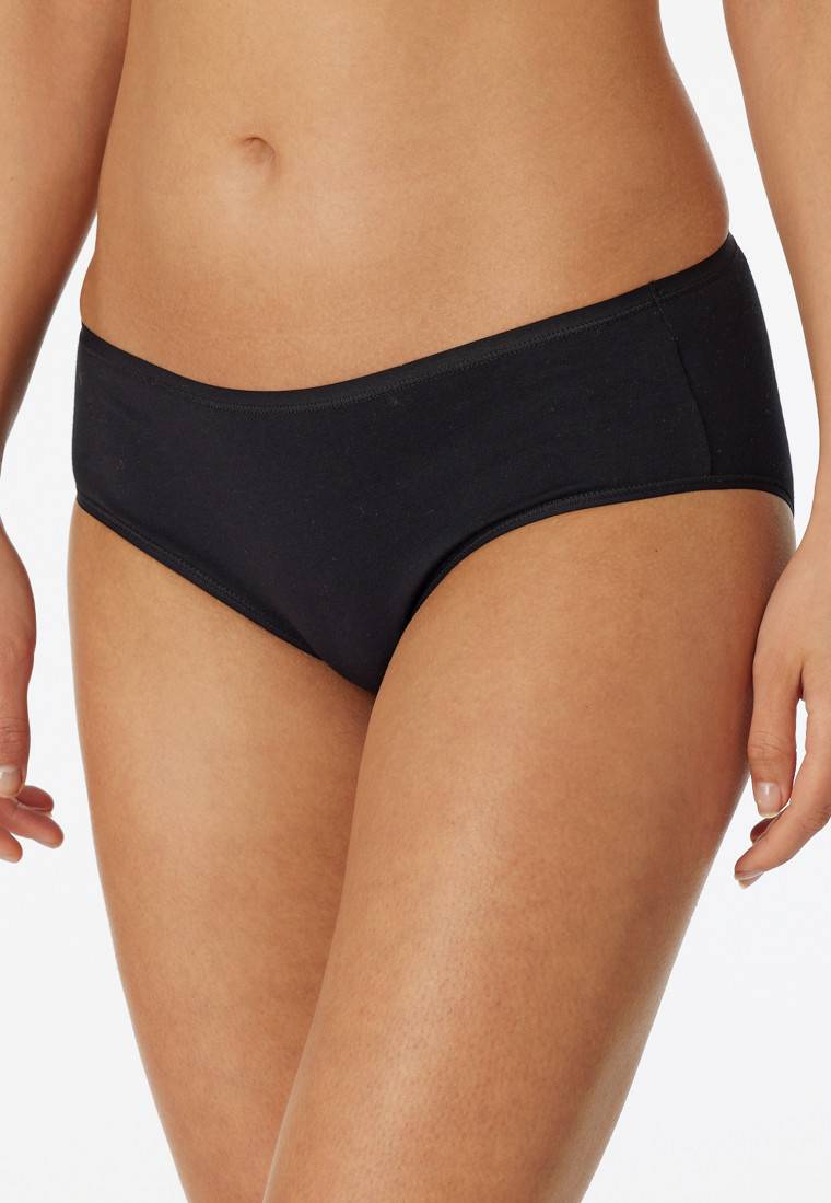 Schiesser Hipster 2er-Pack Organic Cotton Schwarz - 95/5