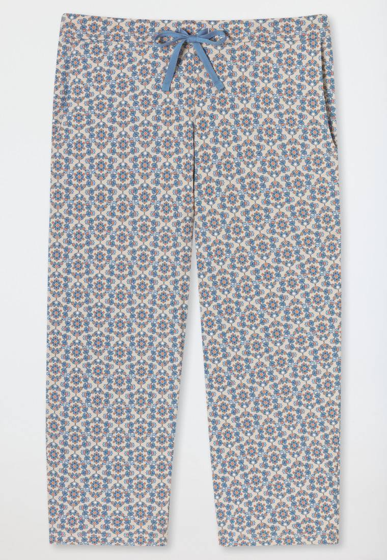 Schiesser Hose 3/4-lang Multicolor Gemustert - Mix+Relax