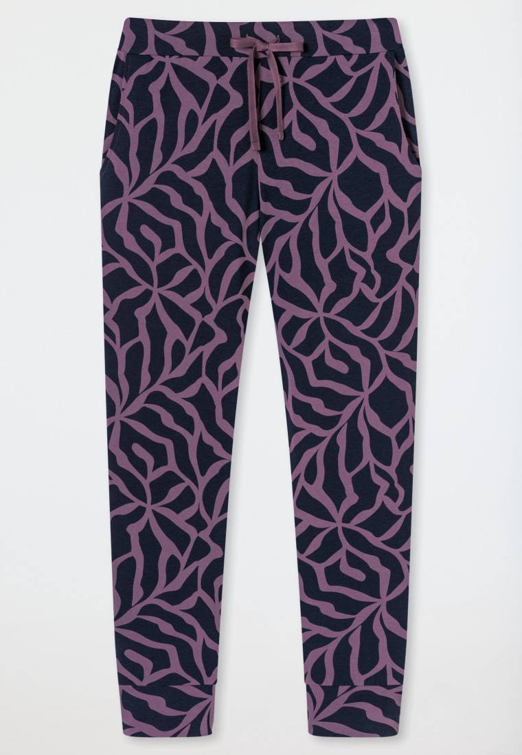 Schiesser Hose Lang Bündchen Multicolor Gemustert - Mix+Relax