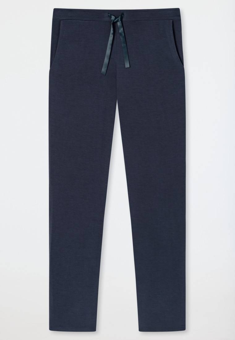 Schiesser Hose Lang/extra-lang Modal Blau - Mix+Relax