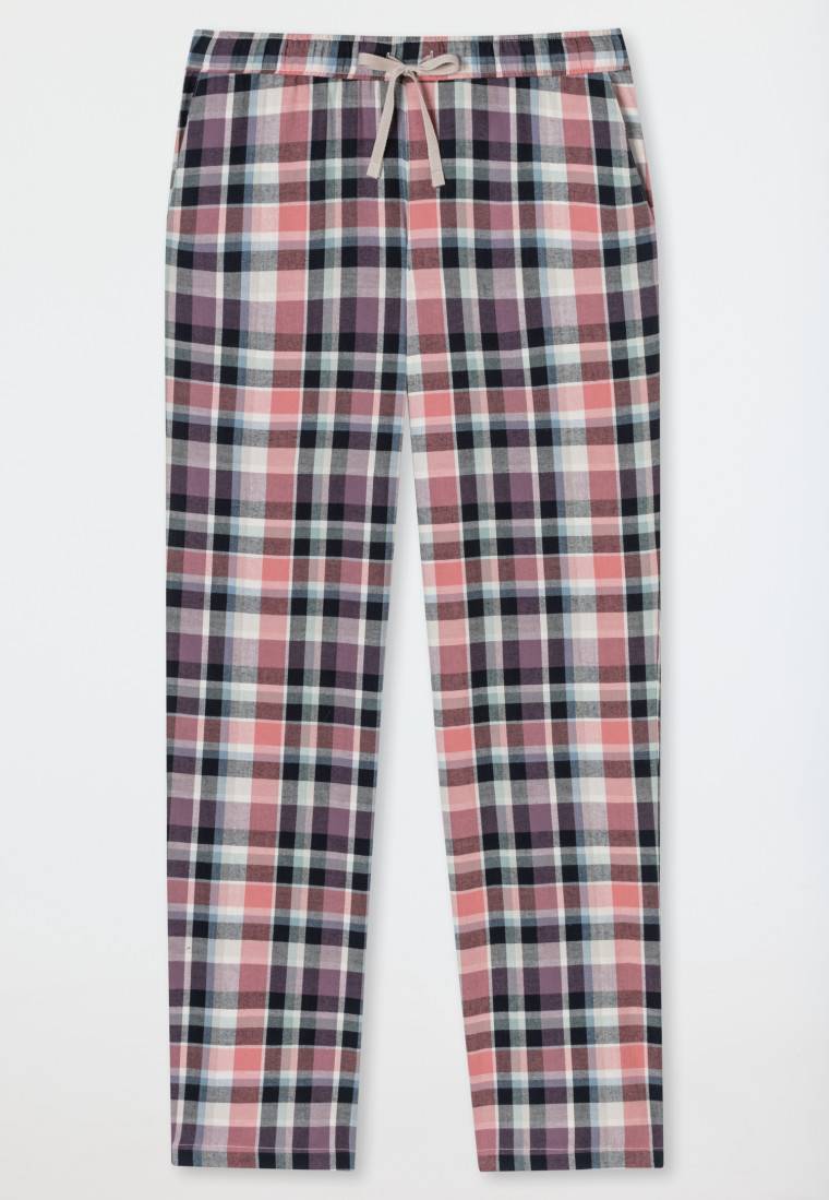 Schiesser Hose Lang Flanell Organic Cotton Karos Multicolor - Mix+Relax