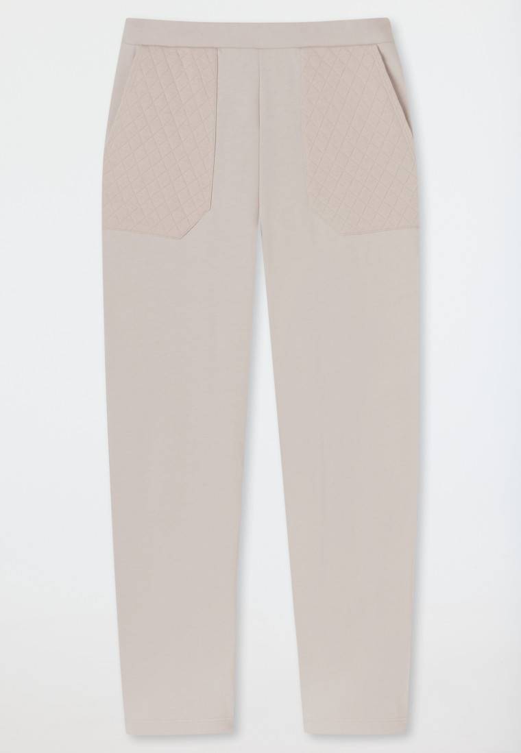 Schiesser Hose Lang Jersey-Quiltstoff Und Sweatware Beige - Mix+Relax