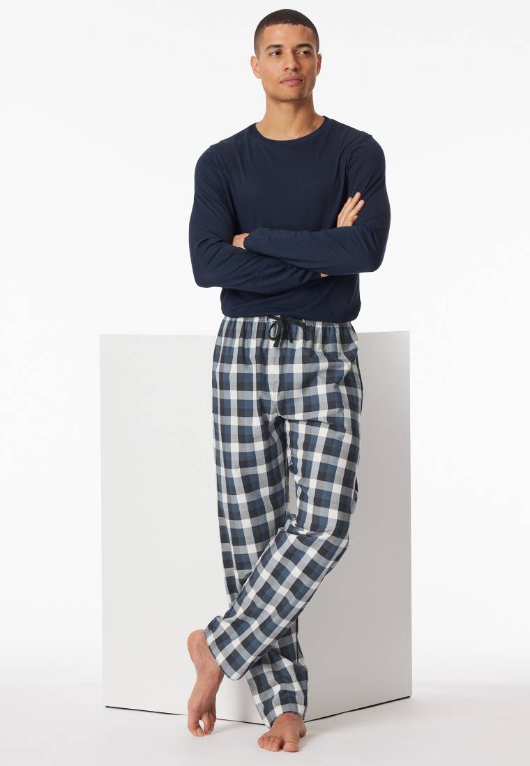 Schiesser Hose lang Webware multicolor kariert - Mix+Relax