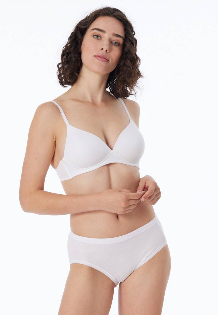 Schiesser Hüftslips 2er-Pack Feinripp weiß - Original Classics