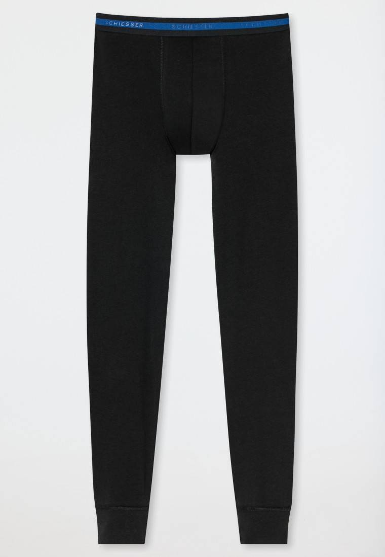 Schiesser Lange Unterhose Organic Cotton Schwarz - 95/5