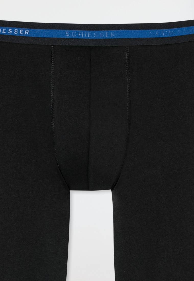 Schiesser Lange Unterhose Organic Cotton Schwarz - 95/5