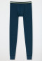 Schiesser lange Unterhose Organic Cotton Streifen nachtblau - 95/5