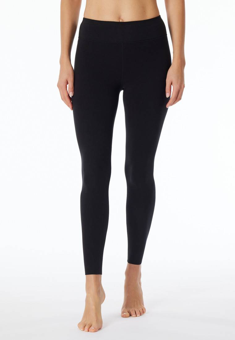 Schiesser Leggings Wärmend Schwarz - Invisible Soft Warming