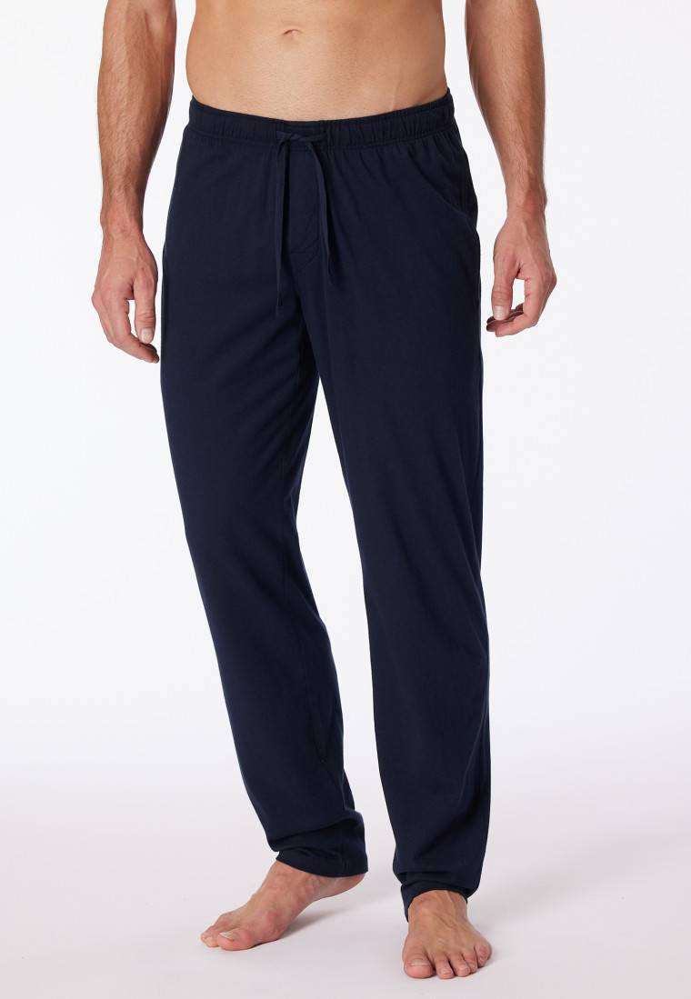 Schiesser Loungehose Lang Jersey Dunkelblau - Mix+Relax