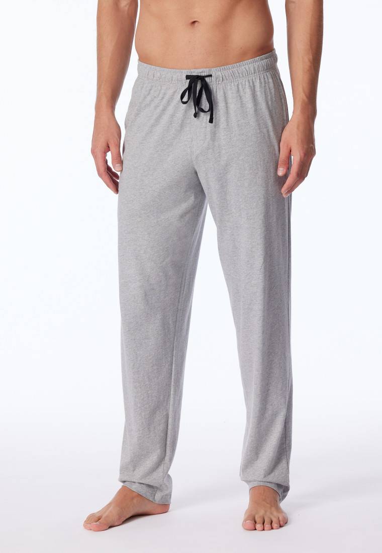 Schiesser Loungehose Lang Jersey Grau-meliert - Mix+Relax