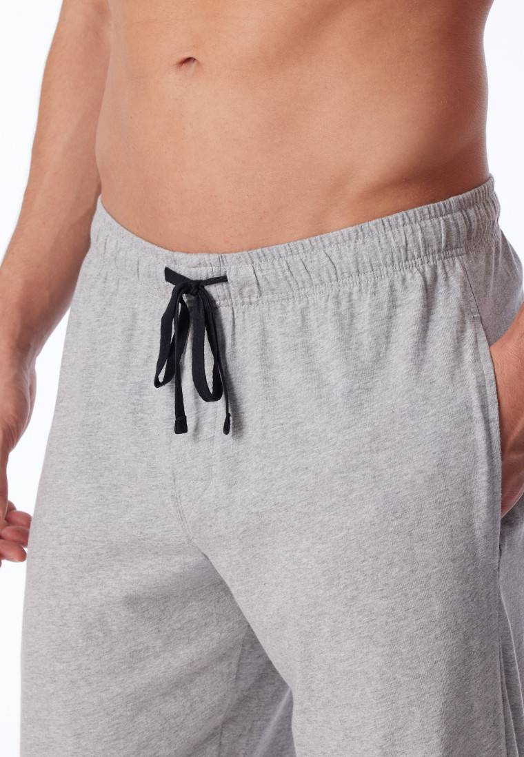 Schiesser Loungehose Lang Jersey Grau-meliert - Mix+Relax