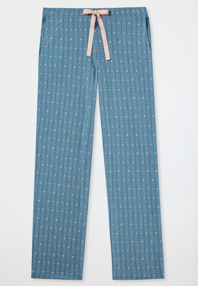 Schiesser Loungehose Lang Modal Grafikprint Multicolor - Mix+Relax