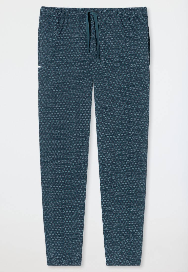 Schiesser Loungehose Lang Organic Cotton Dunkelblau - Mix+Relax
