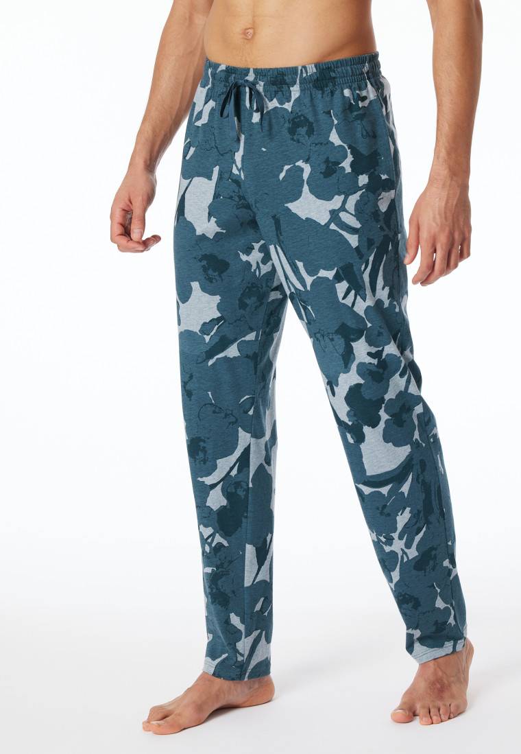 Schiesser Loungehose Lang Organic Cotton Mehfarbig Gemustert - Mix+Relax