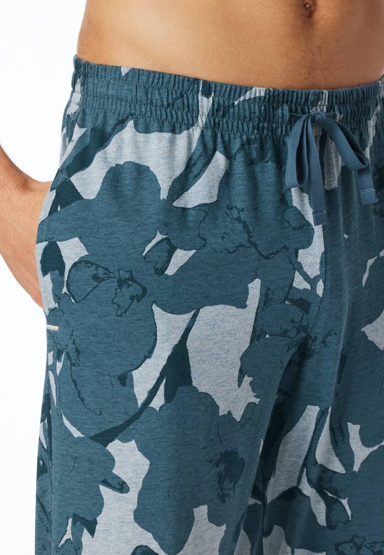 Schiesser Loungehose Lang Organic Cotton Mehfarbig Gemustert - Mix+Relax