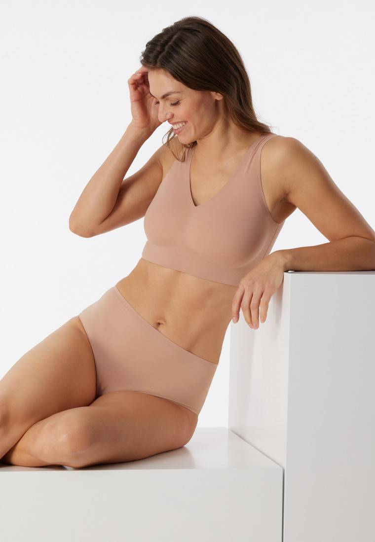 Schiesser Maxi-Slip Microfaser maple - Invisible Soft