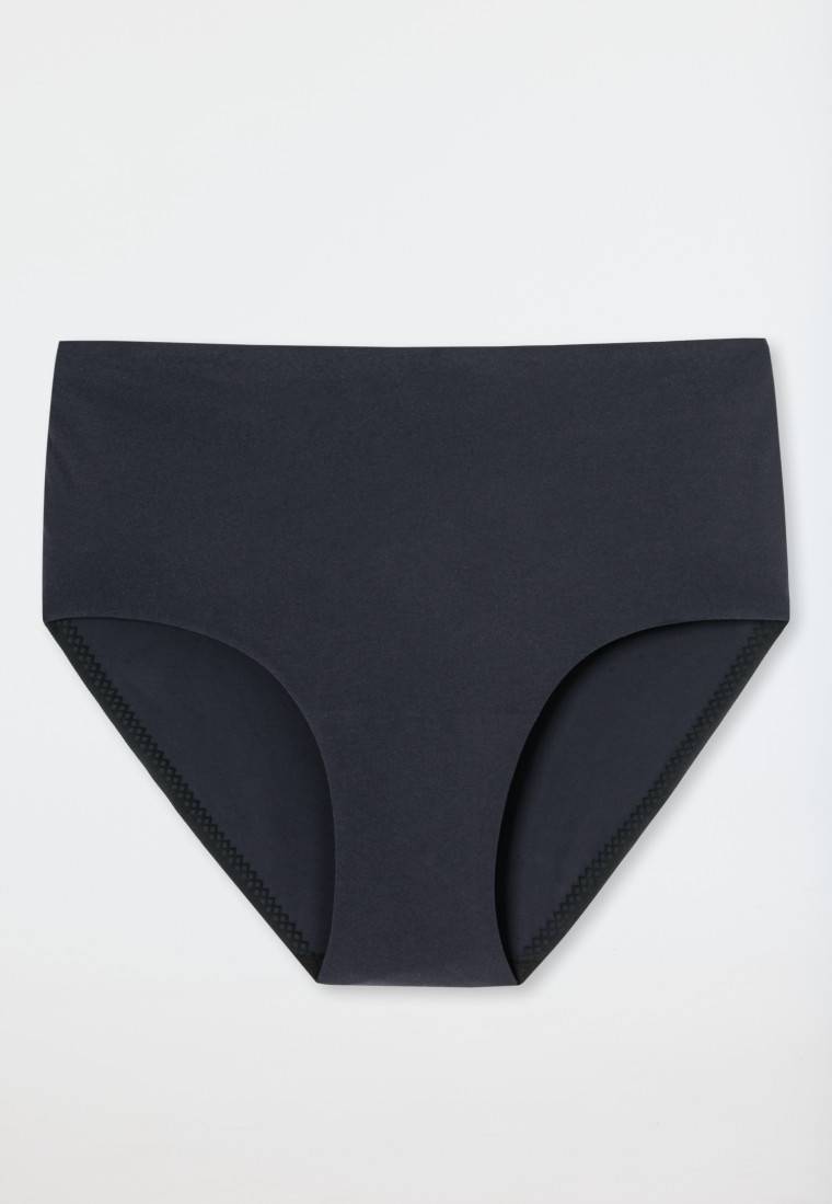 Schiesser Maxi-Slip Microfaser Schwarz - Invisible Soft