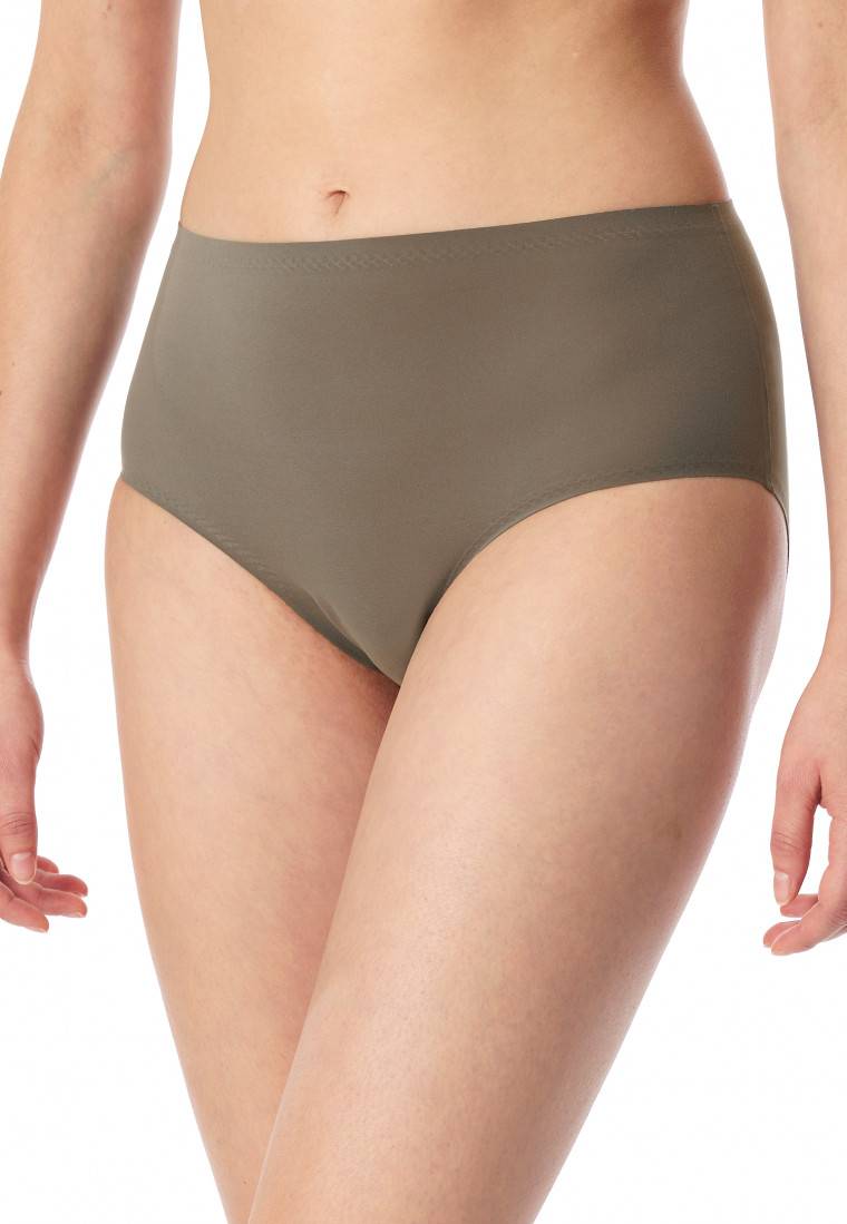 Schiesser Maxi-Slip Microfaser Taupe - Invisible Soft