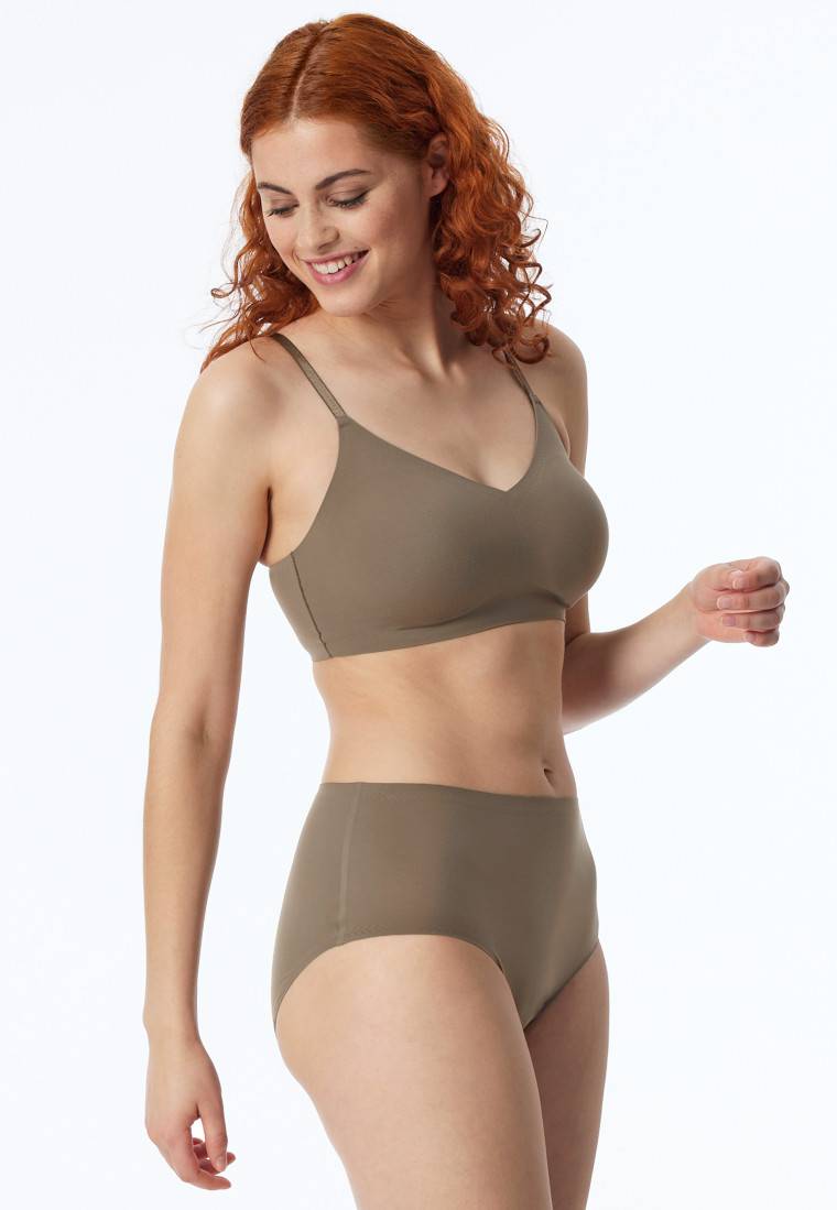 Schiesser Maxi-Slip Microfaser taupe - Invisible Soft Schiesser Maxi-Slip Microfaser taupe - Invisible Soft