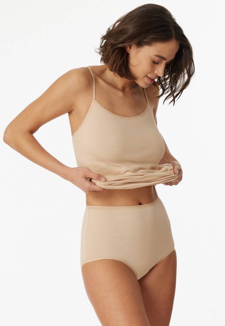 Schiesser Maxislips 2er-Pack Organic Cotton sand - 95/5