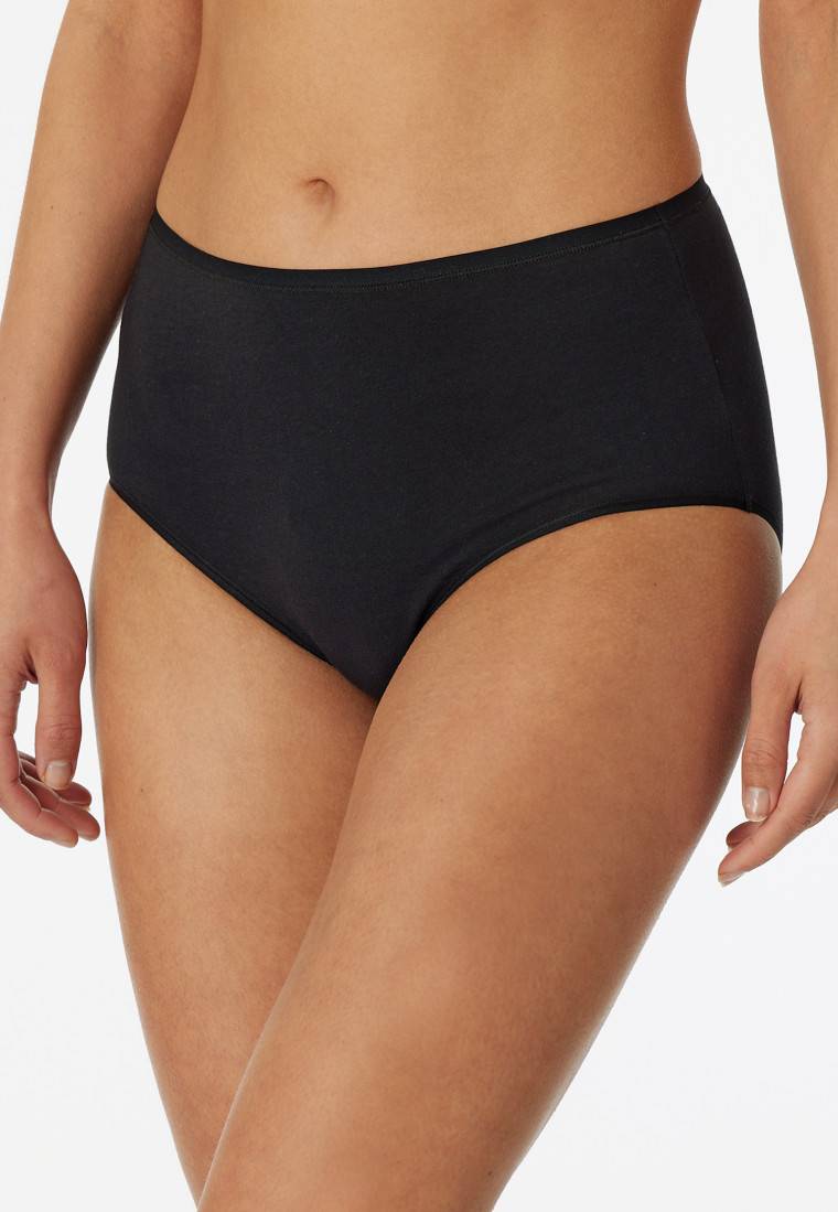 Schiesser Midi 2er-Pack Organic Cotton Schwarz - 95/5