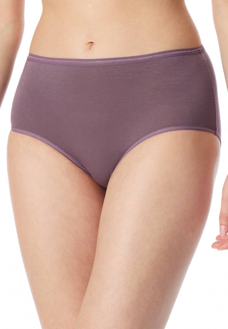 Schiesser Midi-Slips 2er-Pack Dunkelblau/malve - Modal Essentials