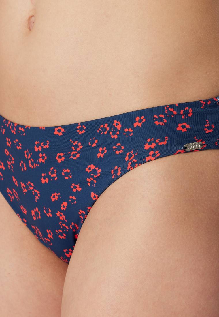 Schiesser Mini-Bikinislip Blumenprint Multicolor - Aqua Mix & Match