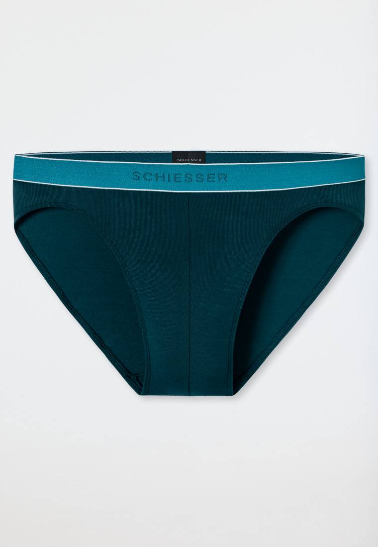Schiesser Rio-Slip Modal Gestreift Petrol - Duality Function