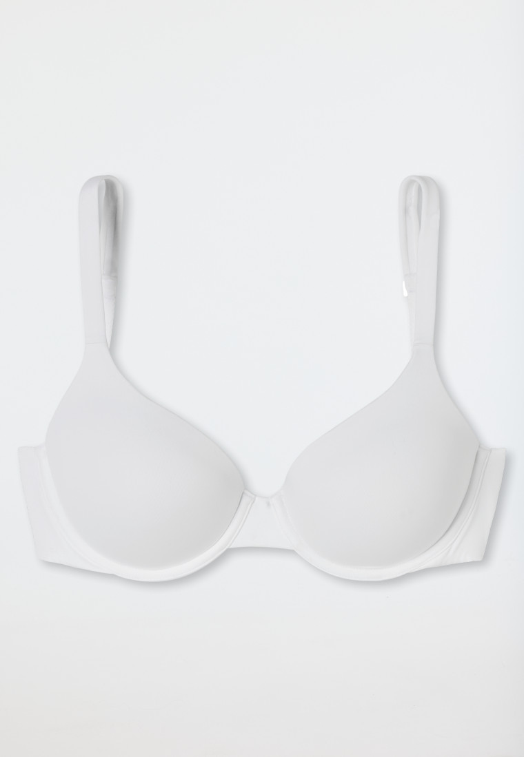 Schiesser Schalen-BH Mit Bügel Und Gleitenden Cups Weiß - Unique Micro