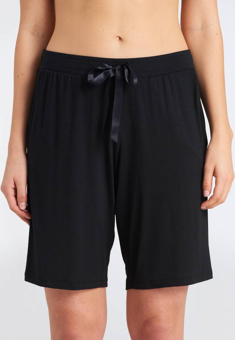 Schiesser Bermuda Modal Schwarz - Mix+Relax