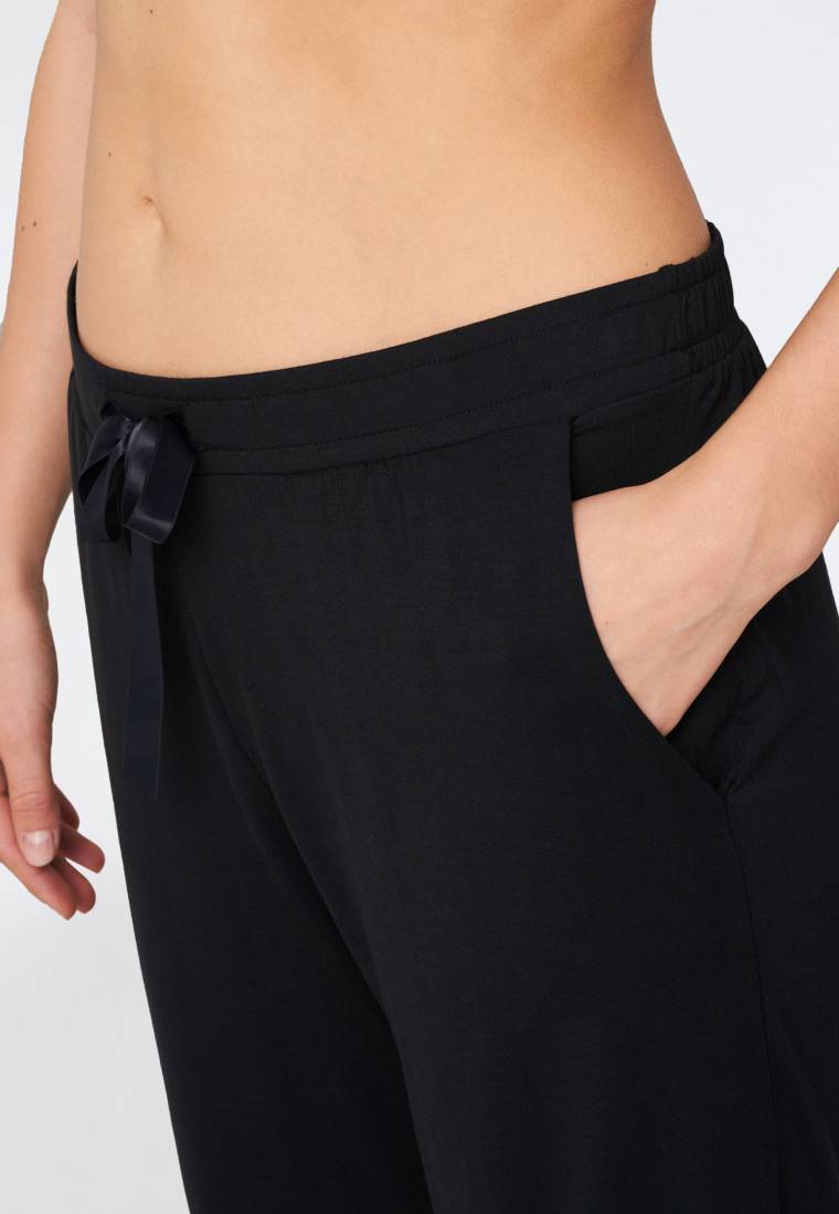 Schiesser Bermuda Modal Schwarz - Mix+Relax