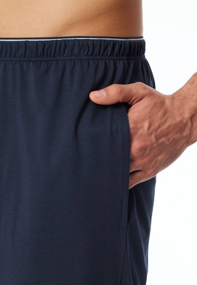 Schiesser Bermuda Nachtblau - Mix+Relax