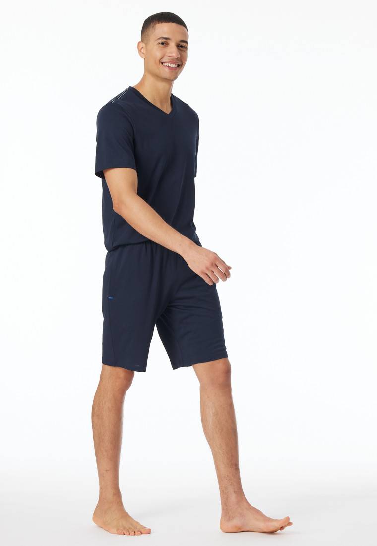 Schiesser Bermuda nachtblau - Mix+Relax