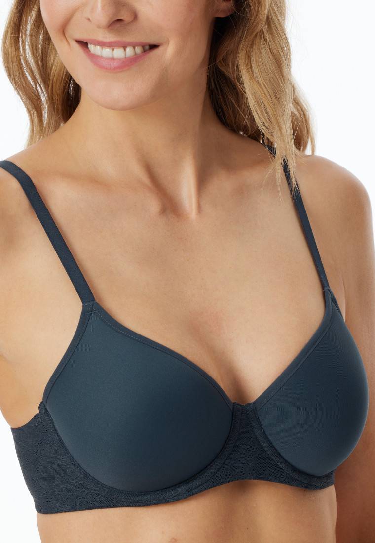 Schiesser BH Mit Spacer-Schale Dunkelblau - Air