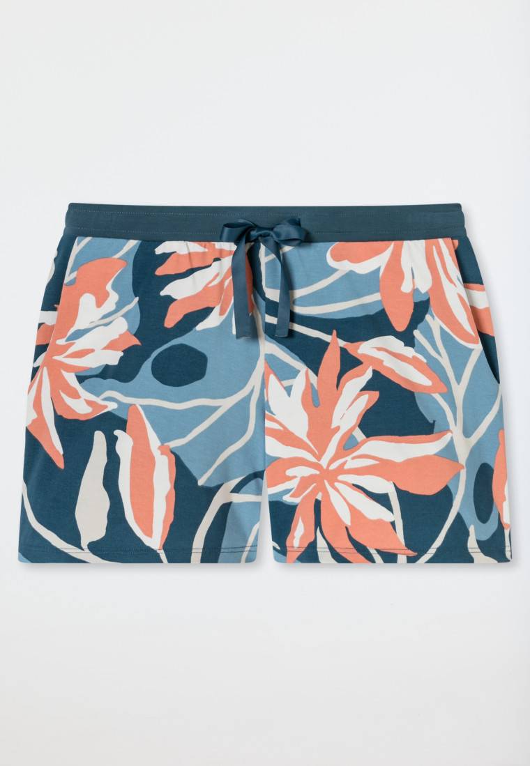 Schiesser Hose Kurz Blumen Multicolor - Mix+Relax