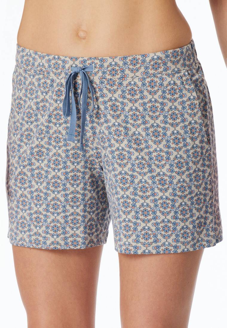 Schiesser Hose Kurz Multicolor Gemustert - Mix+Relax