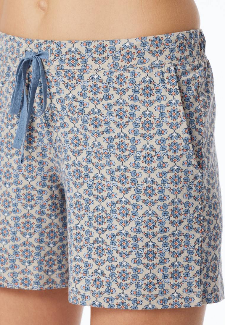 Schiesser Hose Kurz Multicolor Gemustert - Mix+Relax