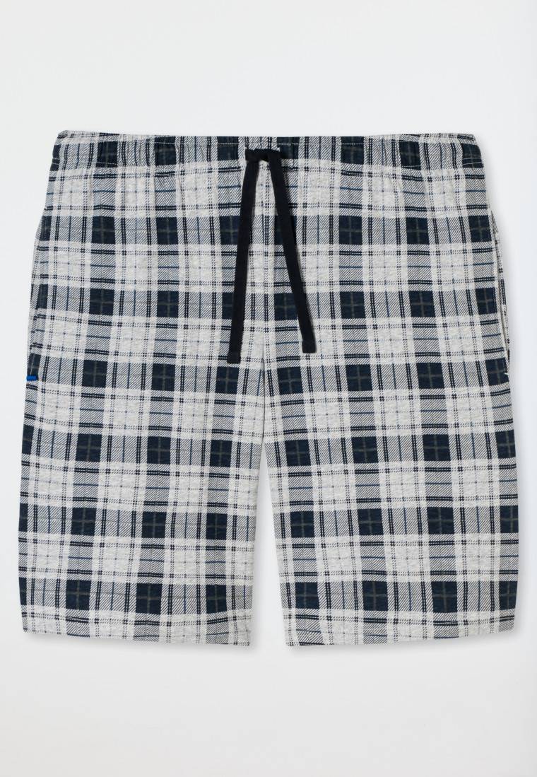 Schiesser Hose Kurz Multicolor Kariert - Mix+Relax