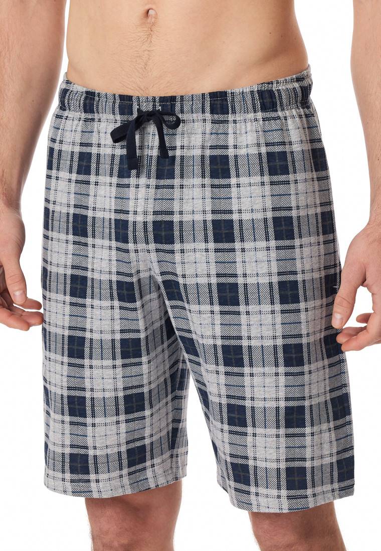 Schiesser Hose Kurz Multicolor Kariert - Mix+Relax