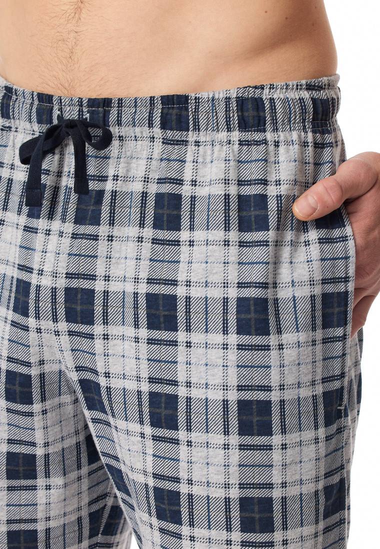 Schiesser Hose Kurz Multicolor Kariert - Mix+Relax