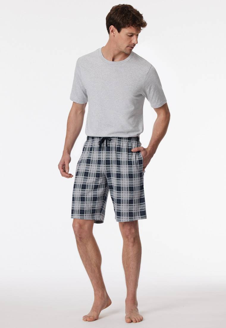 Schiesser Hose kurz multicolor kariert - Mix+Relax