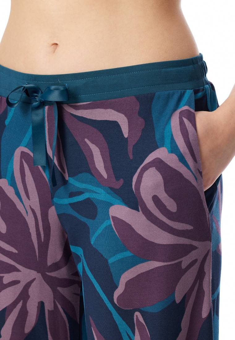 Schiesser Hose Lang Blumen Multicolor - Mix+Relax