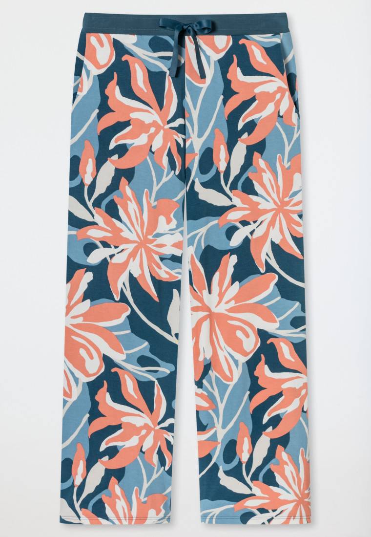 Schiesser Hose Lang Blumen Multicolor - Mix+Relax