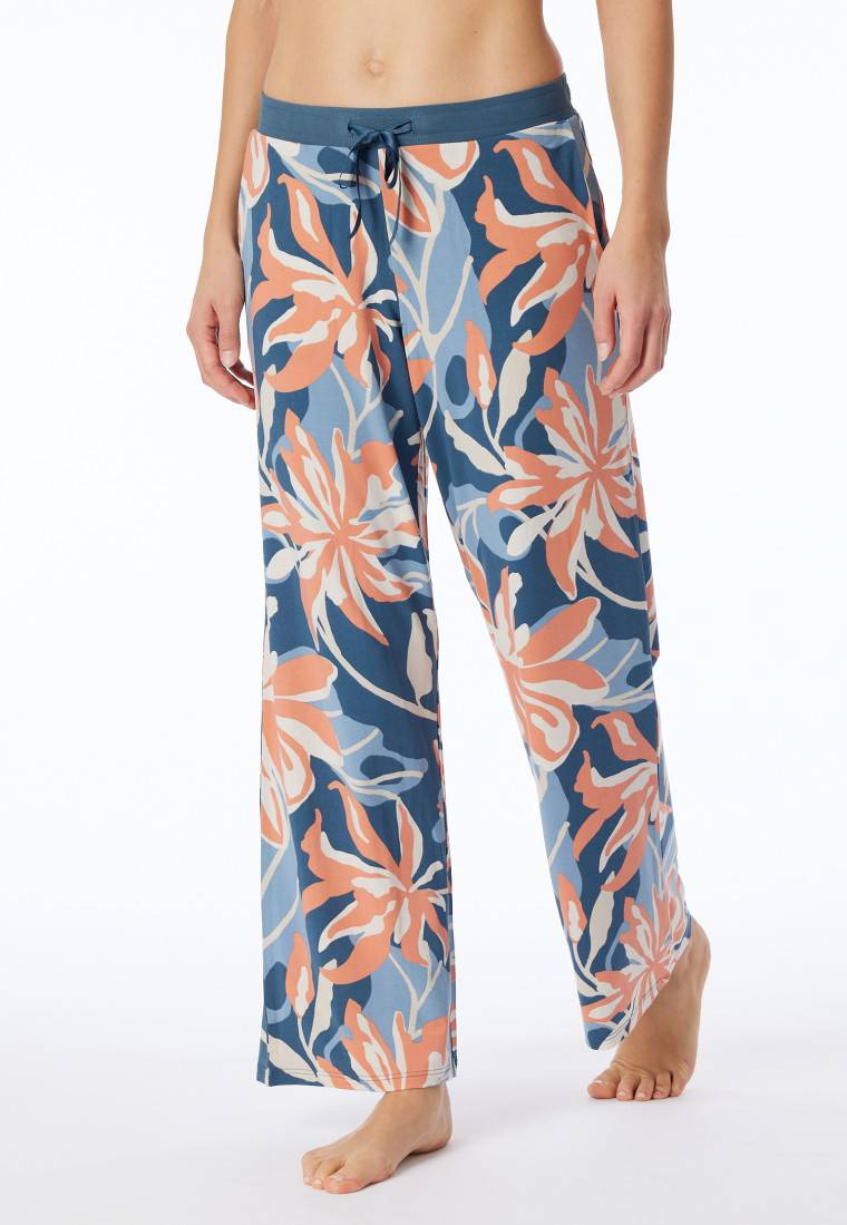 Schiesser Hose Lang Blumen Multicolor - Mix+Relax