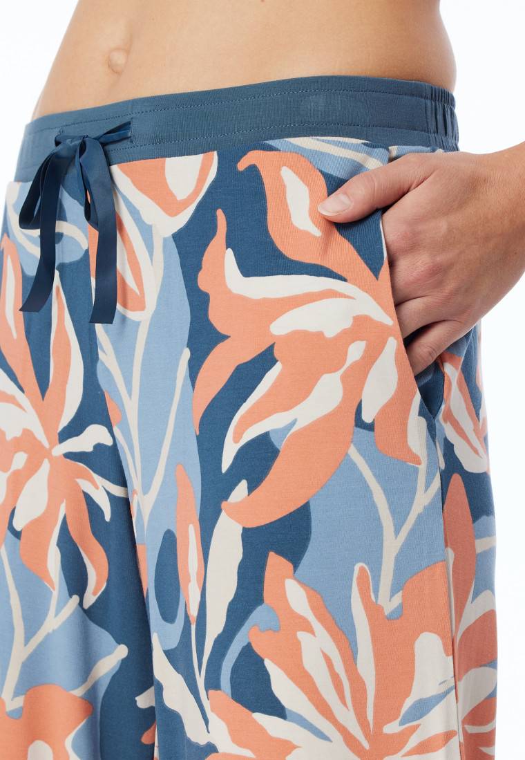 Schiesser Hose Lang Blumen Multicolor - Mix+Relax