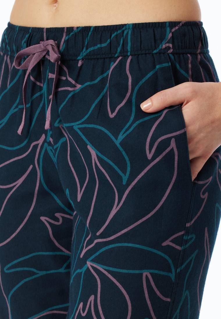 Schiesser Hose Lang Multicolor Gemustert - Mix+Relax